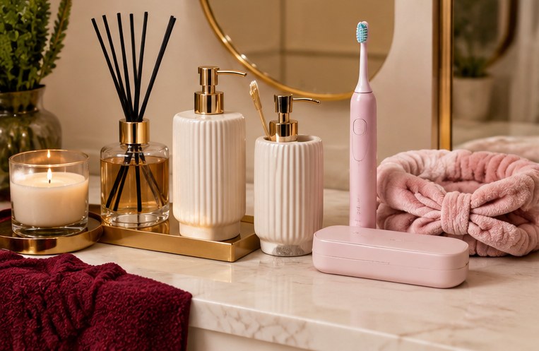 Illustrative household and aesthetic essentials; current stock may vary